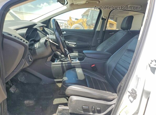 1FMCU0HD1KUB57567 2019 FORD ESCAPE White Widok wnętrza z przodu