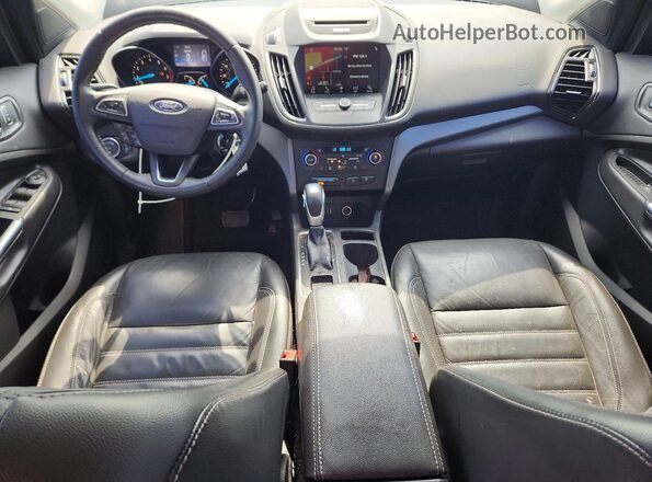 1FMCU0HD2JUA07255 2018 FORD ESCAPE Silver Vista del salpicadero