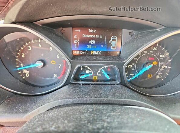1FMCU0HD2JUA07255 2018 FORD ESCAPE Silver Vista del cuadro de instrumentos