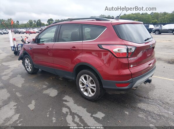 1FMCU0HD2JUD33833 2018 FORD ESCAPE Красный Задняя левая четверть