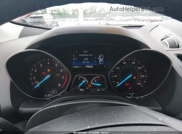 1FMCU0HD2JUD33833 2018 FORD ESCAPE Красный Вид задних сидений