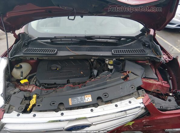 1FMCU0HD2JUD33833 2018 FORD ESCAPE Красный Вид сзади
