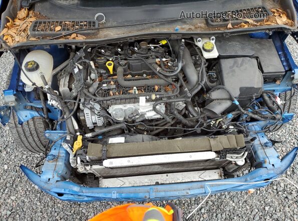 1FMCU0HD2KUB21385 2019 FORD ESCAPE Синий Вид задней части салона