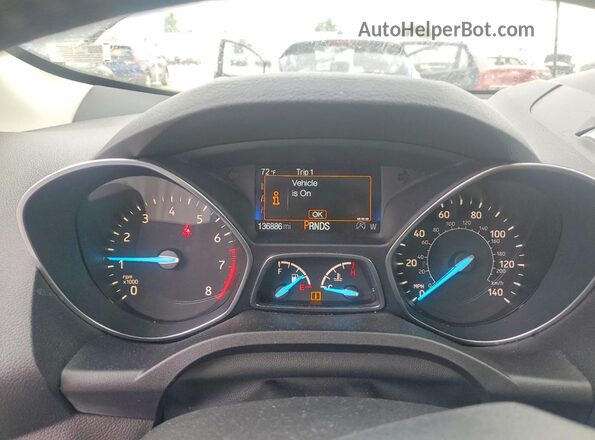 1FMCU0HD2KUC03455 2019 FORD ESCAPE Black Vista del cuadro de instrumentos