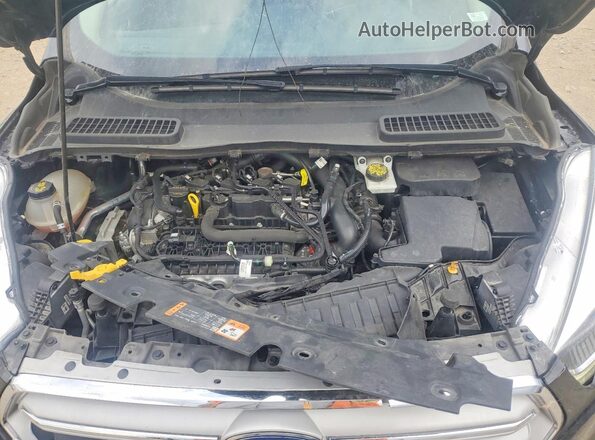 1FMCU0HD2KUC03455 2019 FORD ESCAPE Black Vista del compartimento del motor