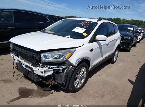 1FMCU0HD3JUD03157 2018 FORD ESCAPE White Front left