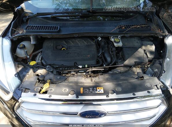 1FMCU0HD4JUC38349 2018 FORD ESCAPE Black Rear view