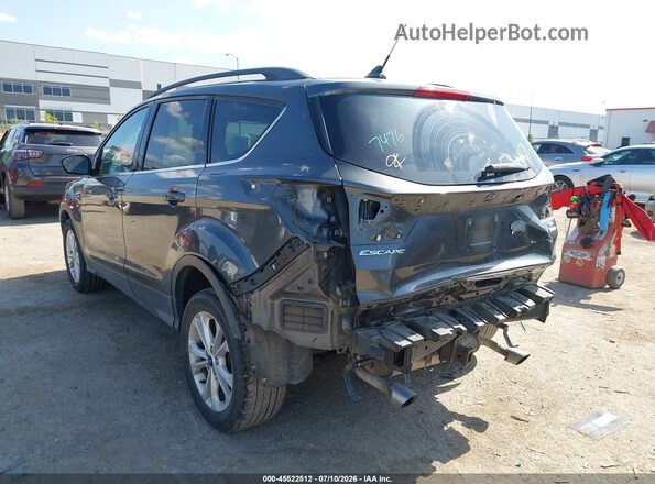 1FMCU0HD4JUC56446 2018 FORD ESCAPE Серый Задняя левая четверть