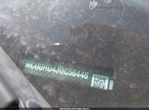 1FMCU0HD4JUC56446 2018 FORD ESCAPE Серый Вид подкапотного пространства