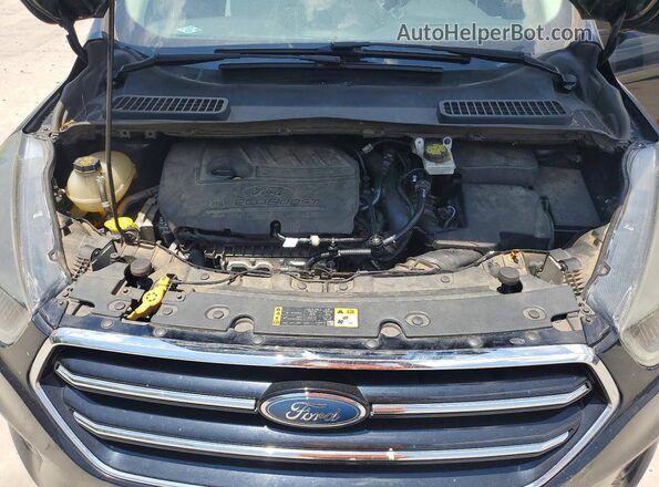 1FMCU0HD4JUC73179 2018 FORD ESCAPE Black Engine compartment view