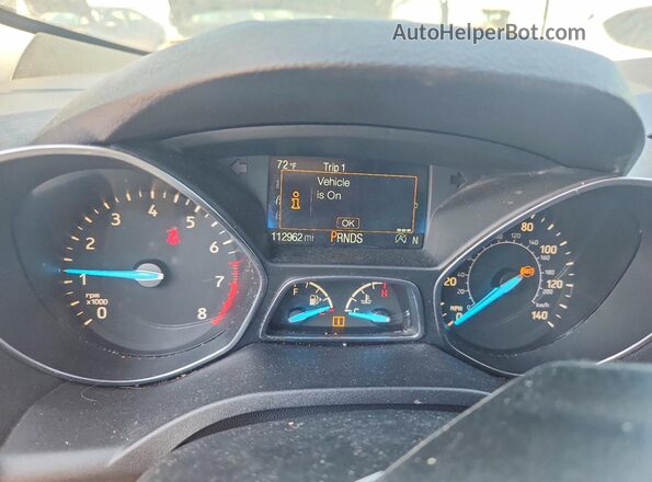 1FMCU0HD4KUB25132 2019 FORD ESCAPE Black Vista del cuadro de instrumentos