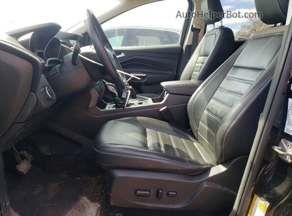 1FMCU0HD5KUB70676 2019 FORD ESCAPE Black Вид салону спереду