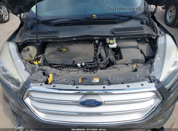 1FMCU0HD6JUA80273 2018 FORD ESCAPE Gray უკანა ხედი