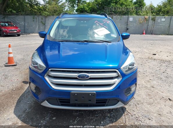1FMCU0HD6JUD00950 2018 FORD ESCAPE Blue Սարքավորումների վահանակի տեսք