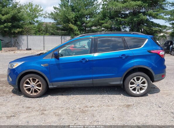 1FMCU0HD6JUD00950 2018 FORD ESCAPE Blue Սալոնի 360 աստիճան տեսք