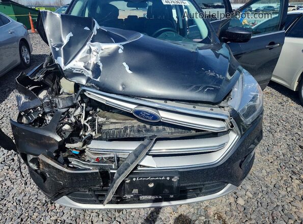 1FMCU0HD6JUD19112 2018 FORD ESCAPE Серый Вид задней части салона