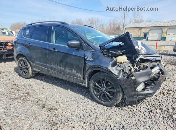 1FMCU0HD6JUD19112 2018 FORD ESCAPE Серый Передняя правая четверть
