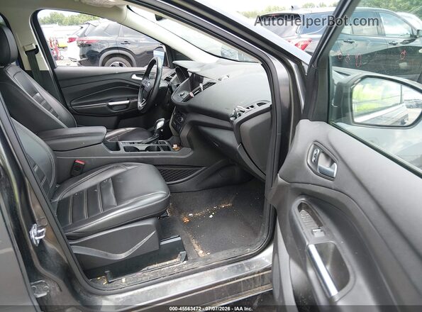 1FMCU0HD7KUA10640 2019 FORD ESCAPE Gray Widok wnętrza z przodu