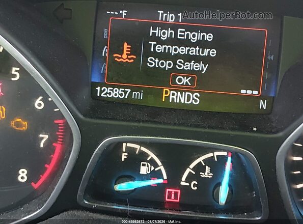 1FMCU0HD7KUA10640 2019 FORD ESCAPE Gray 