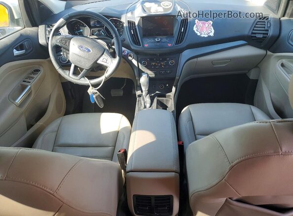 1FMCU0HD7KUA88657 2019 FORD ESCAPE White წინა პანელის ხედი