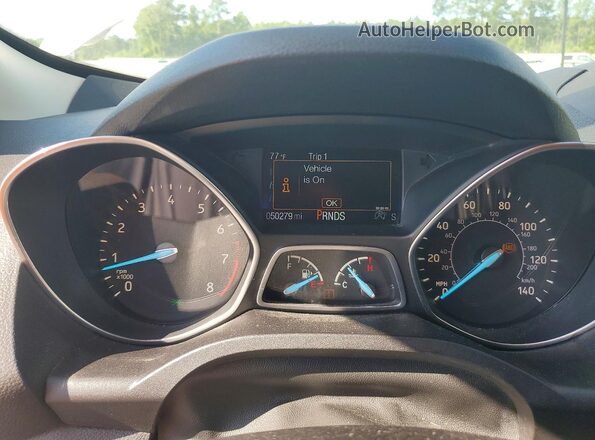 1FMCU0HD7KUA88657 2019 FORD ESCAPE White ხელსაწყოთა პანელის ხედი