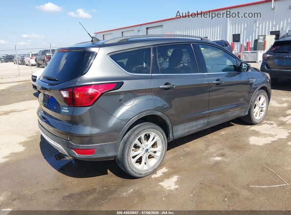 1FMCU0HD7KUB58092 2019 FORD ESCAPE Gray Trasero derecho