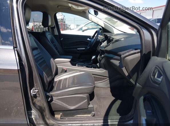 1FMCU0HD7KUB58092 2019 FORD ESCAPE Gray Vista interior delantera