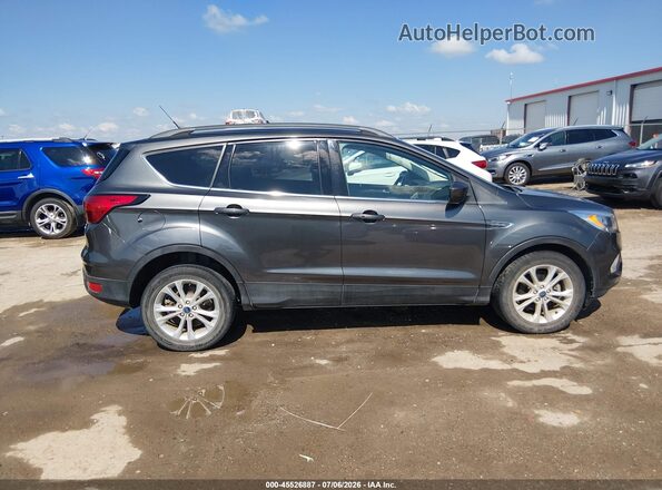 1FMCU0HD7KUB58092 2019 FORD ESCAPE Gray Vista interior trasera