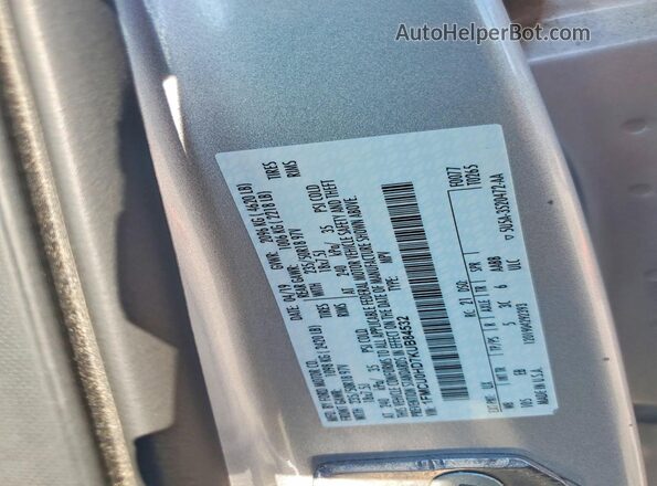 1FMCU0HD7KUB84532 2019 FORD ESCAPE Silver Սալոնի 360 աստիճան տեսք