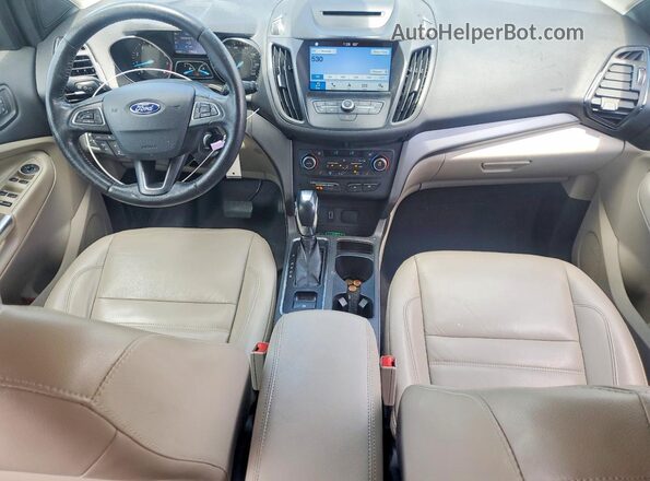1FMCU0HD8JUD14199 2018 FORD ESCAPE Black Vista del salpicadero