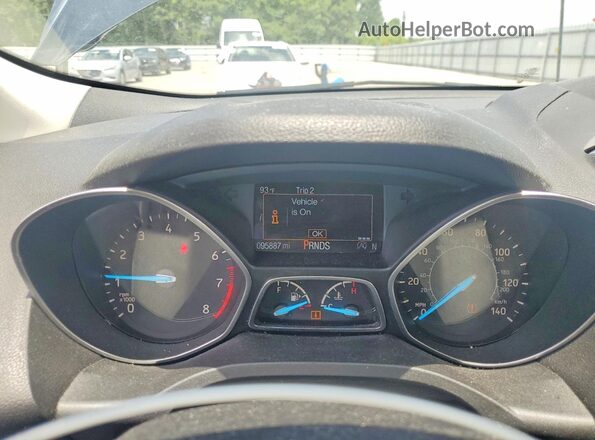 1FMCU0HD8JUD14199 2018 FORD ESCAPE Black Vista del cuadro de instrumentos