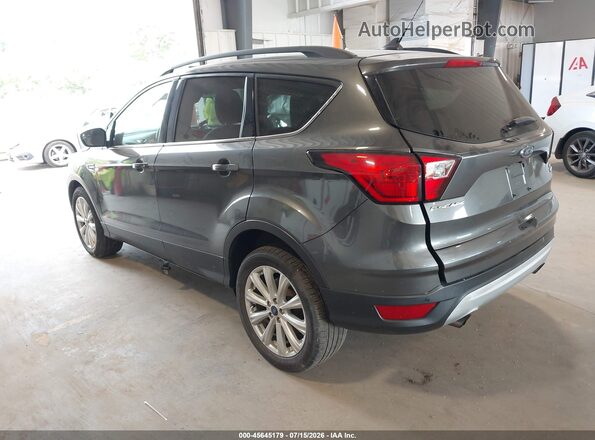 1FMCU0HD8KUC47637 2019 FORD ESCAPE Gray Trasero izquierdo