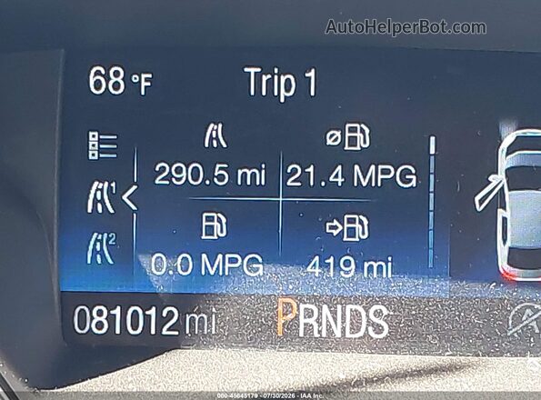 1FMCU0HD8KUC47637 2019 FORD ESCAPE Gray 