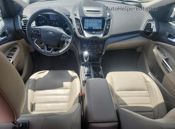 1FMCU0HD9JUD34381 2018 FORD ESCAPE White Dashboard view