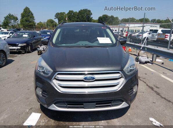 1FMCU0HD9JUD47471 2018 FORD ESCAPE Gray Սարքավորումների վահանակի տեսք