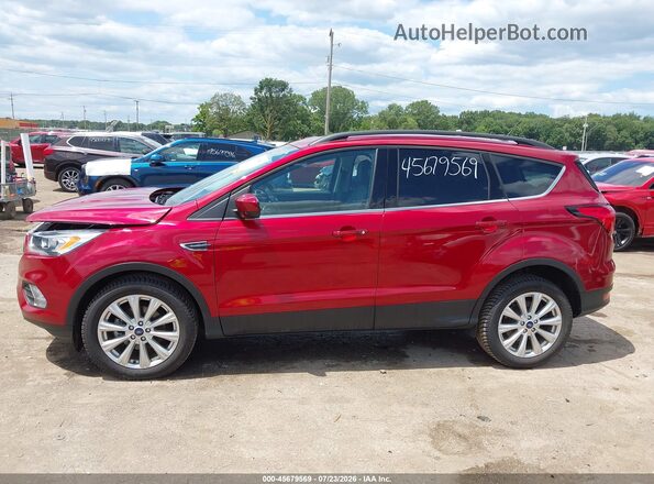 1FMCU0HDXKUB96674 2019 FORD ESCAPE Red 
