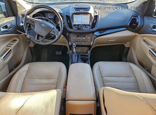 1FMCU0J90HUE97761 2017 FORD ESCAPE White Вид панелі приладів