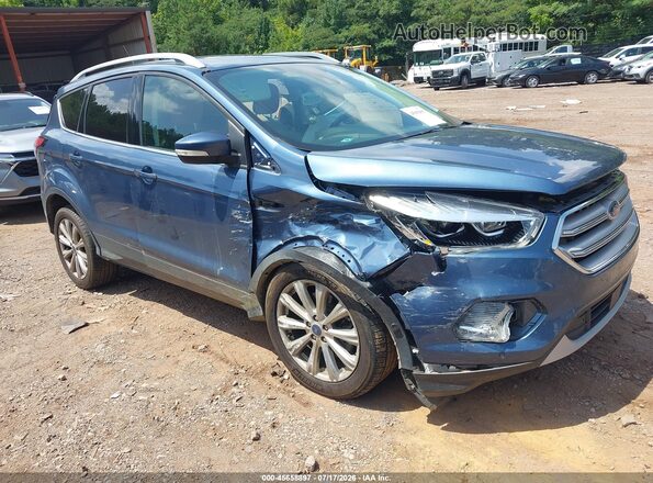 1FMCU0J90JUC33199 2018 FORD ESCAPE Blue Front view