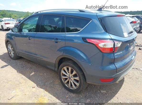 1FMCU0J90JUC33199 2018 FORD ESCAPE Blue Rear left