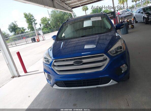 1FMCU0J90KUB95720 2019 FORD ESCAPE Синий Вид щитка приборов