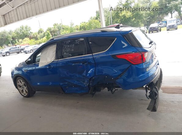1FMCU0J90KUB95720 2019 FORD ESCAPE Синий Панорамный вид салона 360°