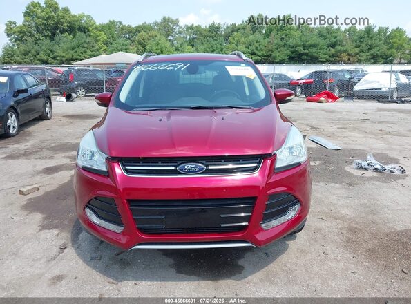1FMCU0J91GUB91022 2016 FORD ESCAPE Red Vista interior trasera