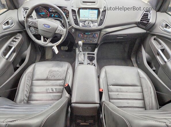 1FMCU0J91HUB07976 2017 FORD ESCAPE Beige Dashboard view