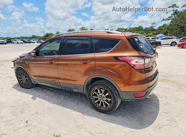 1FMCU0J91HUB74383 2017 FORD ESCAPE Оранжевый Задняя левая четверть