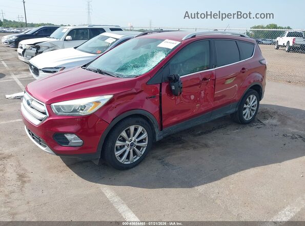 1FMCU0J91HUE01572 2017 FORD ESCAPE Red Передня ліва чверть