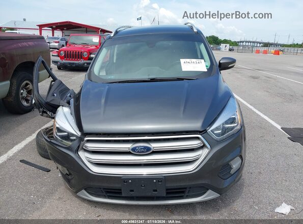 1FMCU0J91JUD43615 2018 FORD ESCAPE Gray Vista del cuadro de instrumentos
