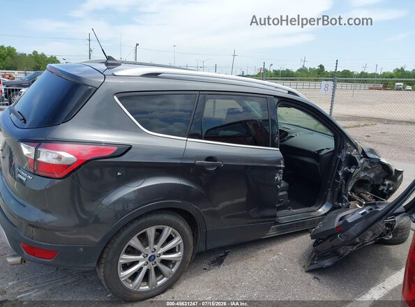 1FMCU0J91JUD43615 2018 FORD ESCAPE Gray Vista interior trasera