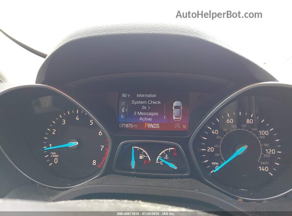 1FMCU0J92HUD76116 2017 FORD ESCAPE Champagne Вид задних сидений