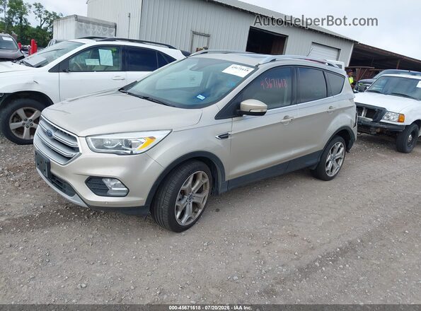 1FMCU0J92HUD76116 2017 FORD ESCAPE Champagne Передняя левая четверть