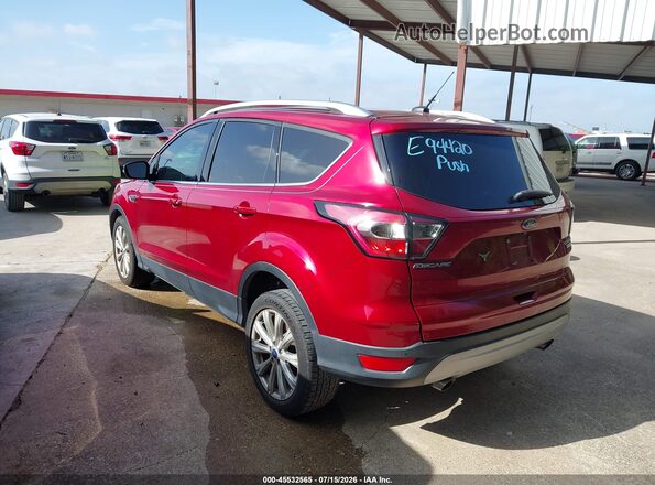 1FMCU0J93HUE94420 2017 FORD ESCAPE Red უკანა მარცხენა
